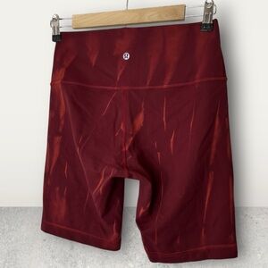 lululemon athletica Red Athletic Shorts